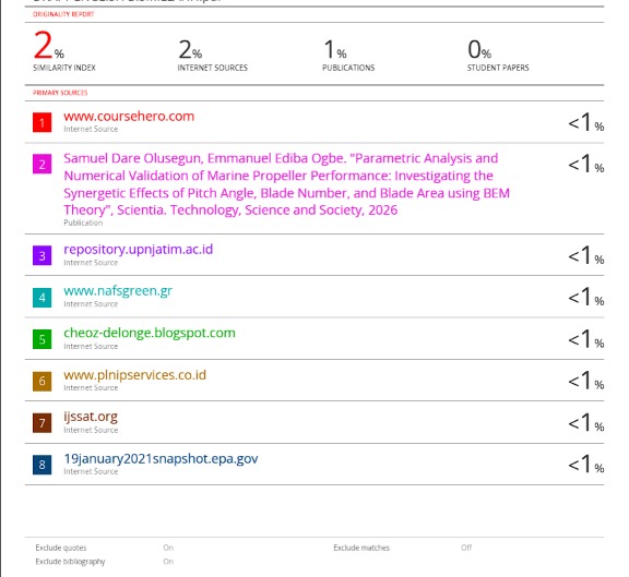 Turnitin old version report